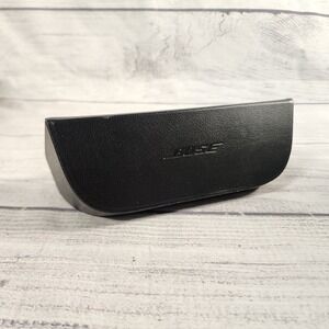 Bose Frames Sunglasses Case Black Hard Shell Magnetic Faux Leather Protective